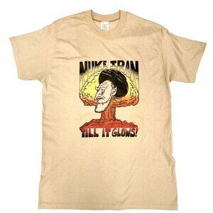 Vintage Iran War T-Shirt Novelty Tee Shirt XL 80s Stedman Single Stitch